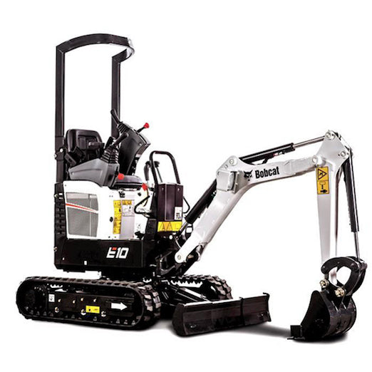 bobcat e10z 1T digger for hire Bristol and south Gloucestershire. Digger Delivery digger hire merchants