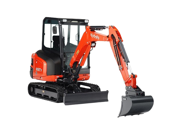 Kubota 2.7T digger for hire Bristol and south Gloucestershire. Digger Delivery digger hire merchants 